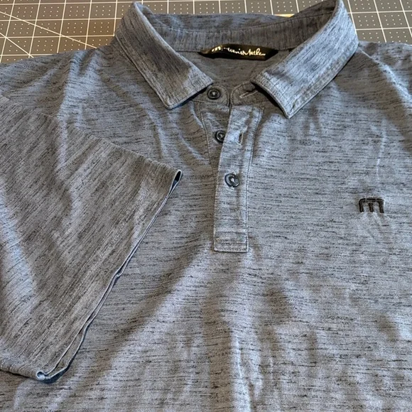 Travis Mathew Navy Polo Shirt - Picture 2 of 5